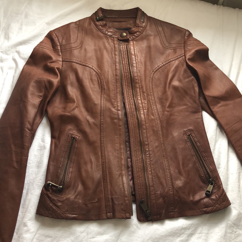 Andrew Marc Leather Jacket XS